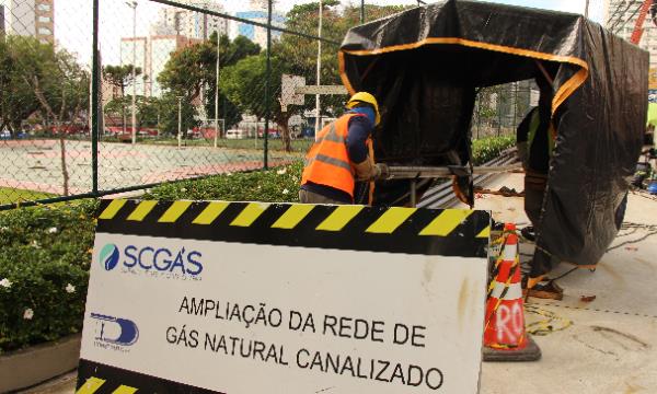 SCGÁS inicia obras no bairro Coqueiros em Florianópolis