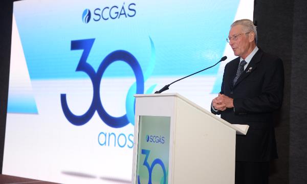 Em fevereiro de 2024 a SCGÁS comemorou 30 anos