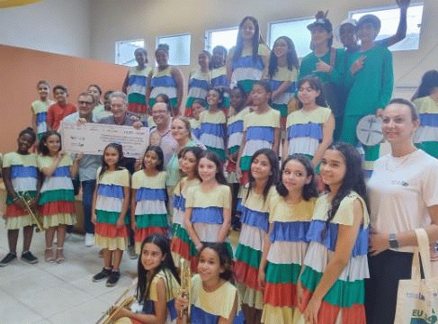 Investimento da SCGÁS nos projetos da instituição contribui para o desenvolvimento de jovens do município