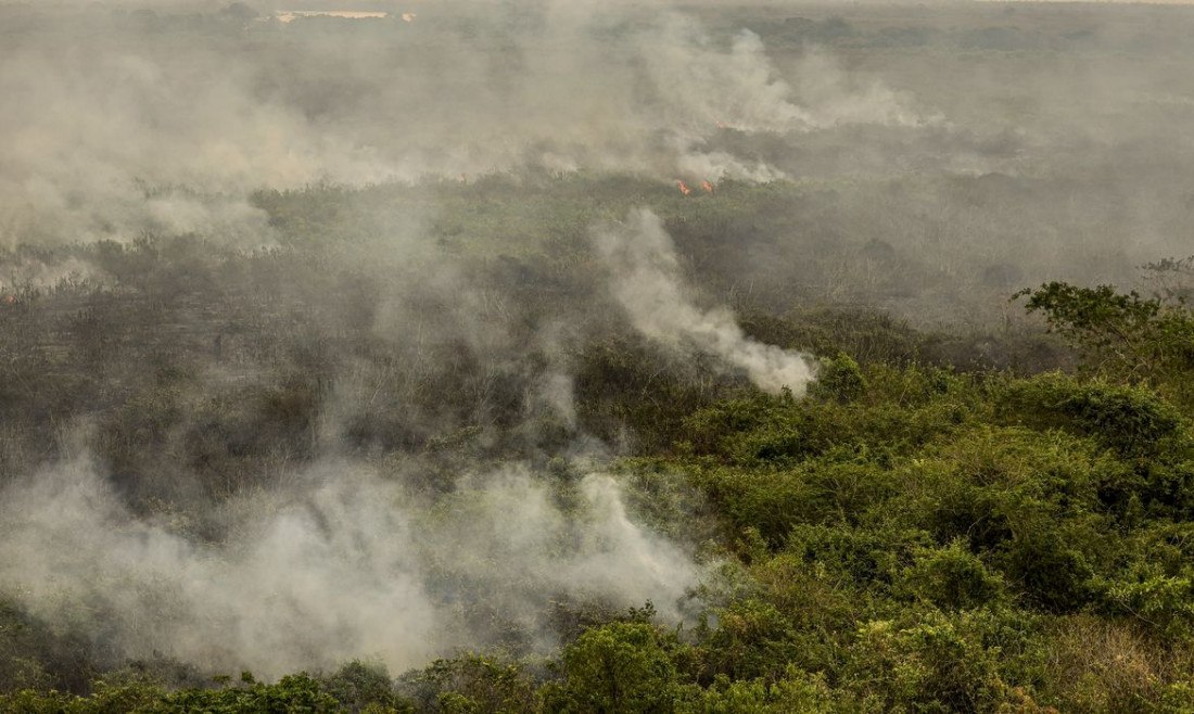 Força Nacional reforça equipe de combate a incêndios no Pantanal