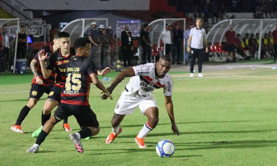 Série B: Sport marca nos acréscimos e empata com Botafogo-SP