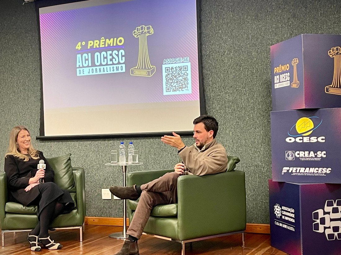 Lançamento do 4º Prêmio ACI/OCESC de Jornalismo       ] 