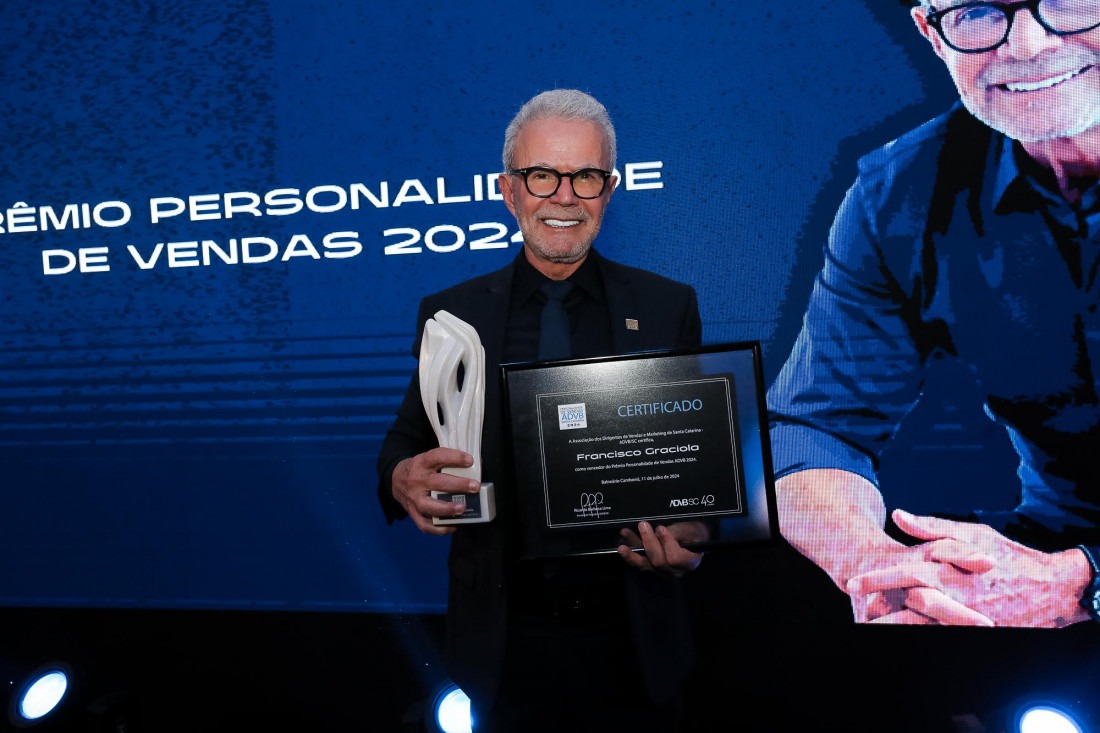 Francisco Graciola: Personalidade de Vendas ADVB 2024:
