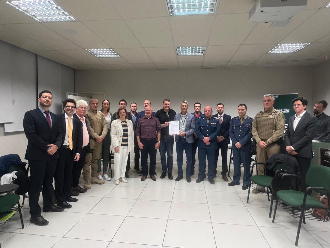 A Secretaria de Estado da Segurança Pública de Santa Catarina (SSP-SC) e as forças de segurança apresentaram suas ações à FACISC durante a reunião Plenária Regional Norte. 