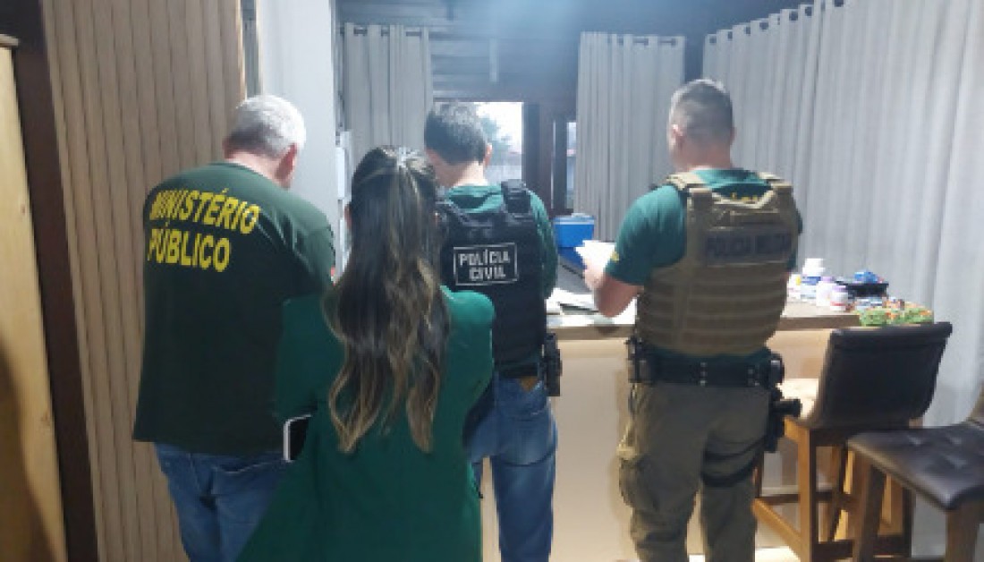 Durante a ação também foi efetuada uma prisão em flagrante.