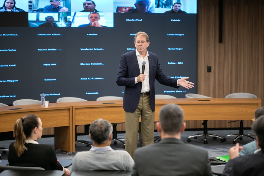 Mario Cezar de Aguiar, presidente da Fiesc