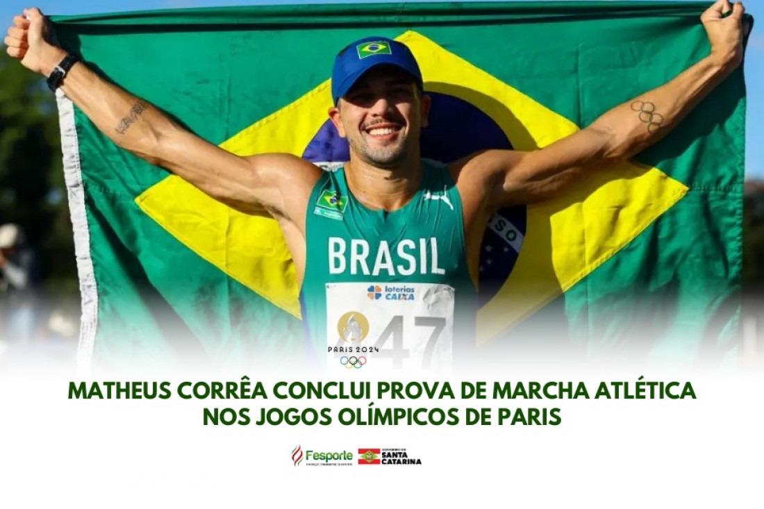 O atleta superou o resultado conquistado em Tóquio 2021, quando foi o 46º colocado na mesma prova
