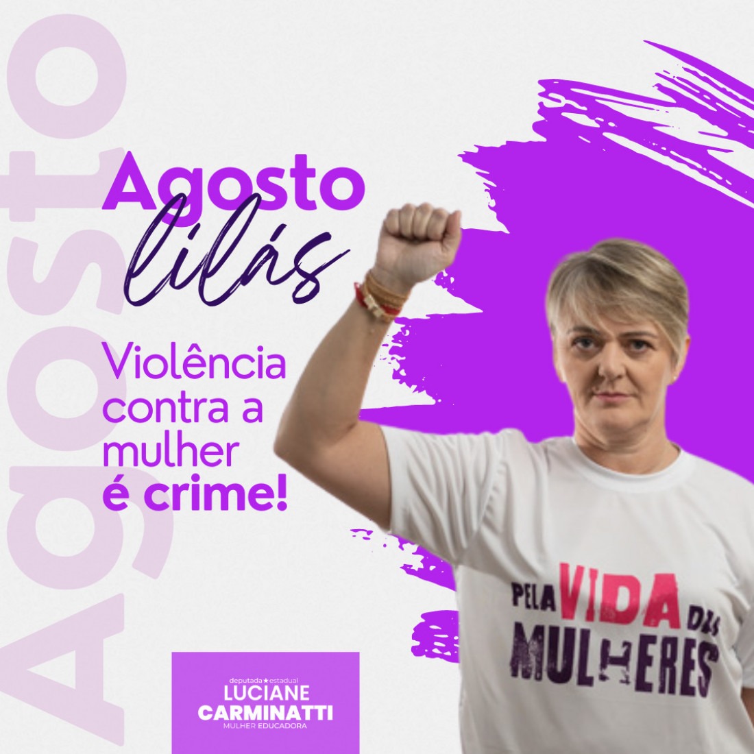 Agosto Lilás
