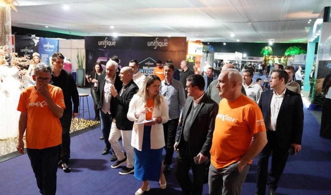 13ª edição segue até domingo, 8, no Parque de Exposições de Concórdia e reúne mais de 100 empresários de diversos ramos da economia do município