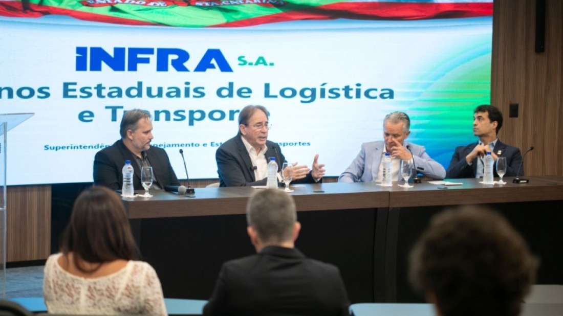 Ato reuniu, na FIESC, representantes do governo de SC, da Infra S.A, do setor produtivo e especialistas na área