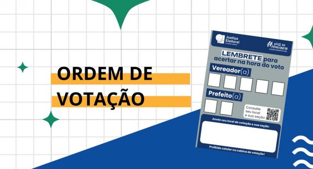 Eleitores votarão para os cargos de vereador e prefeito