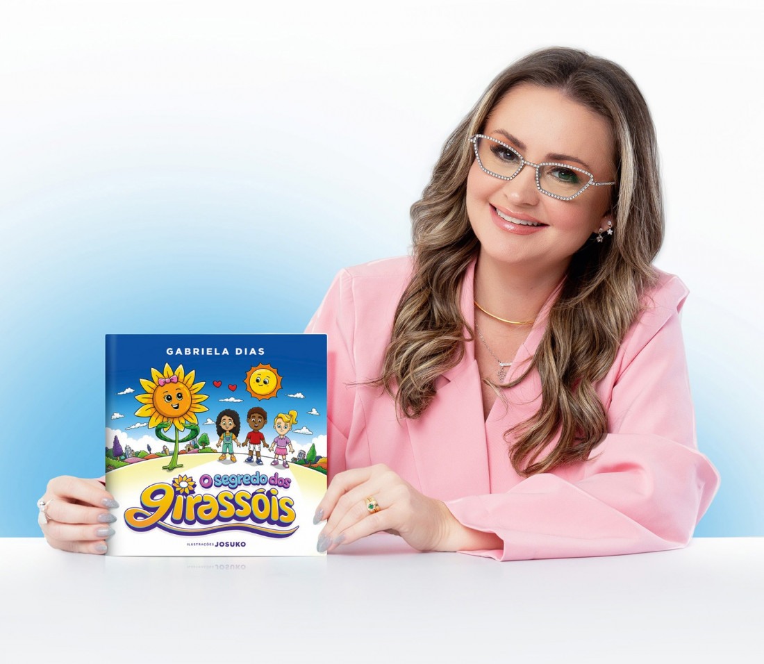 Escritora Gabriela Dias, autoria do livro infantil 