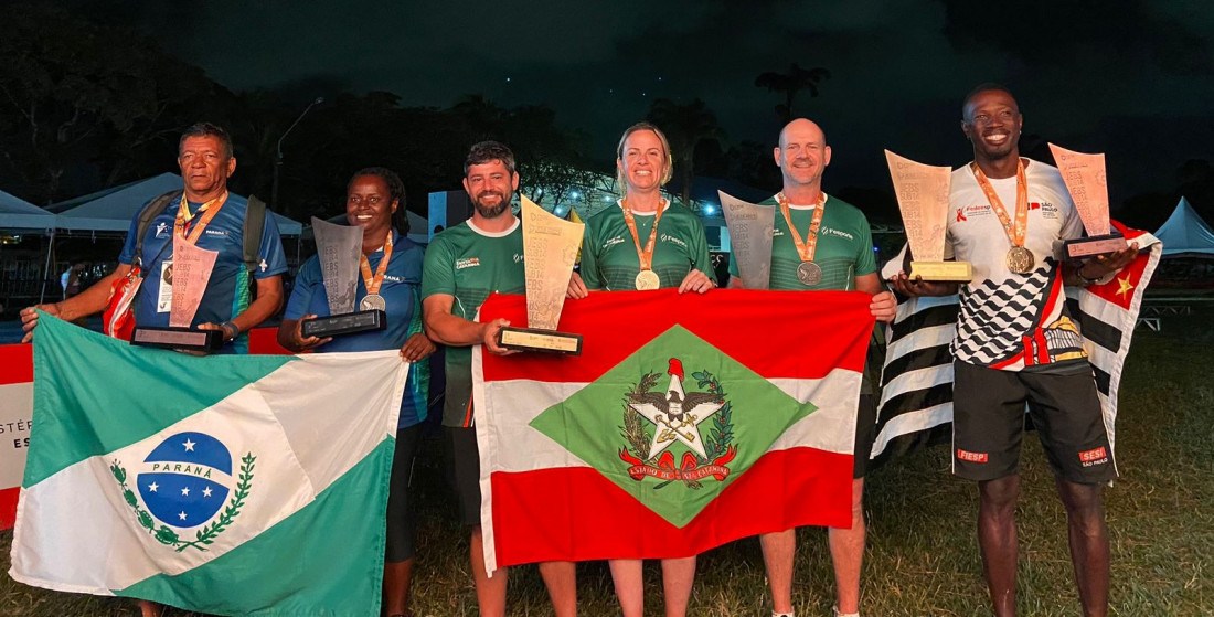Atletas de São Ludgero conquistaram ouro no Jogos Escolares Brasileiros (Jebs)
