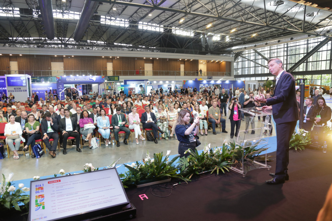 Kleber Wan-Dall, presidente da FECAM e prefeito de Gaspar,