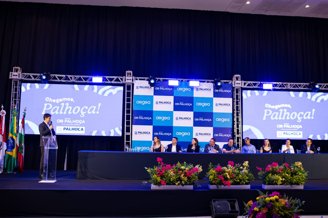 Palhoça deu um passo histórico com a assinatura do contrato de concessão dos serviços de água e esgoto para a Aegea, uma das maiores empresas de saneamento do Brasil