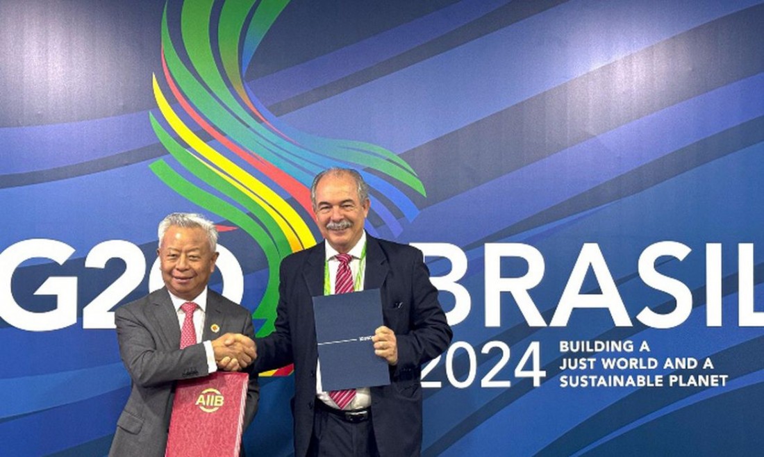  BNDES e AIIB assinam memorando para investimentos no Brasil