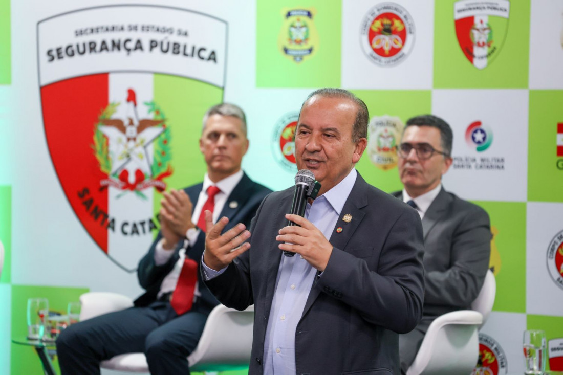 governador destaca investimentos às forças de SC nos 89 anos da Secretaria da Segurança Pública