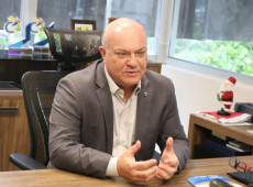 Presidente do CREA/SC, engenheiro civil e segurança do trabalho Kita Xavier,