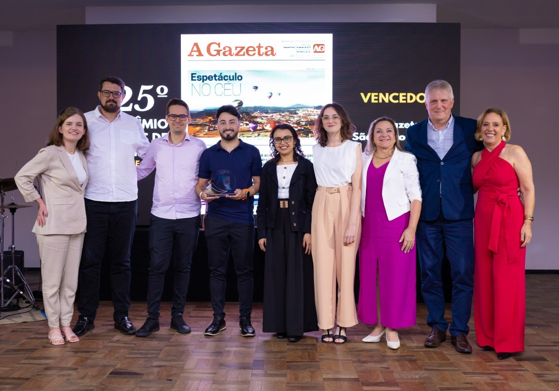 Vencedor Apresentação Gráfica - A Gazeta, de São Bento do Sul