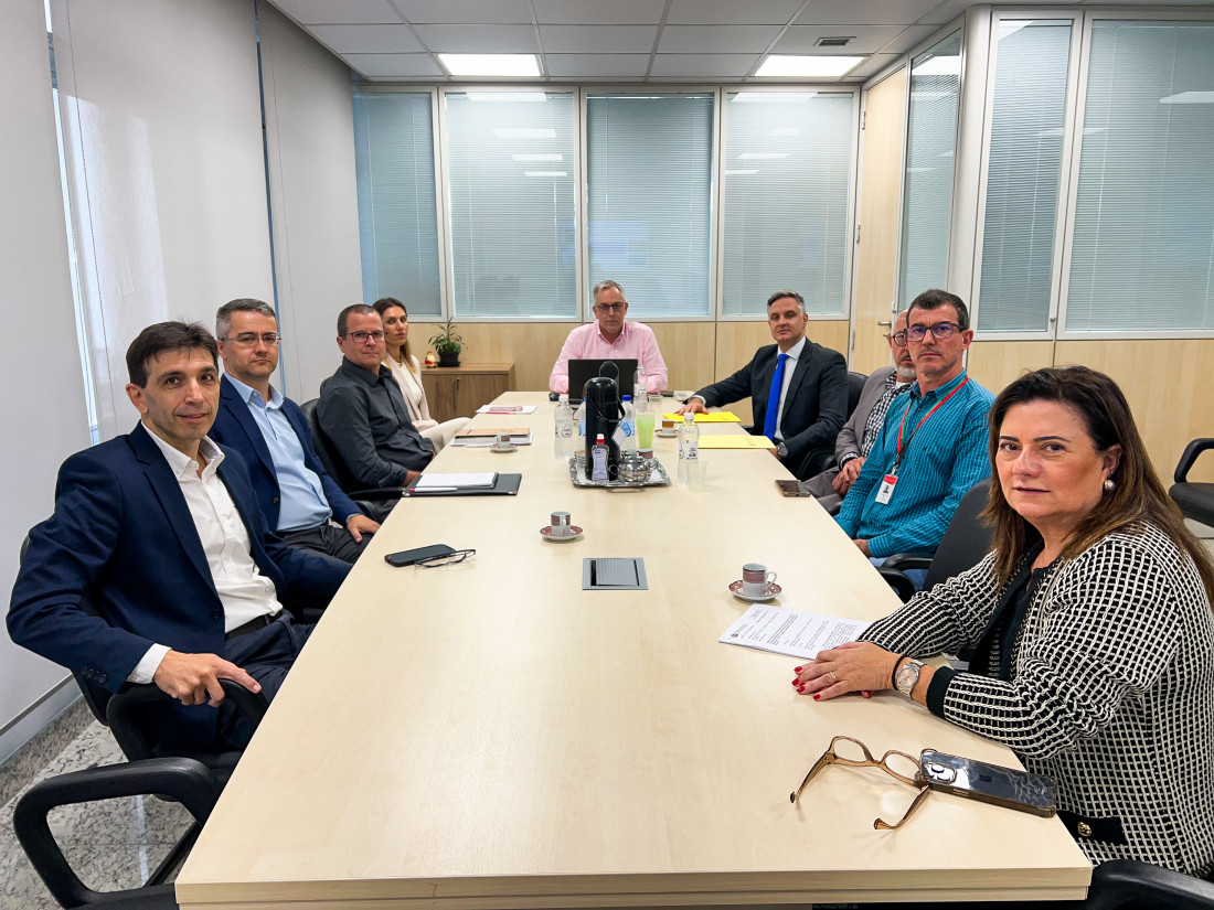 Reunião com diretor-geral de Controle Externo (TCE), Sidney Tavares, e técnicos do órgão -