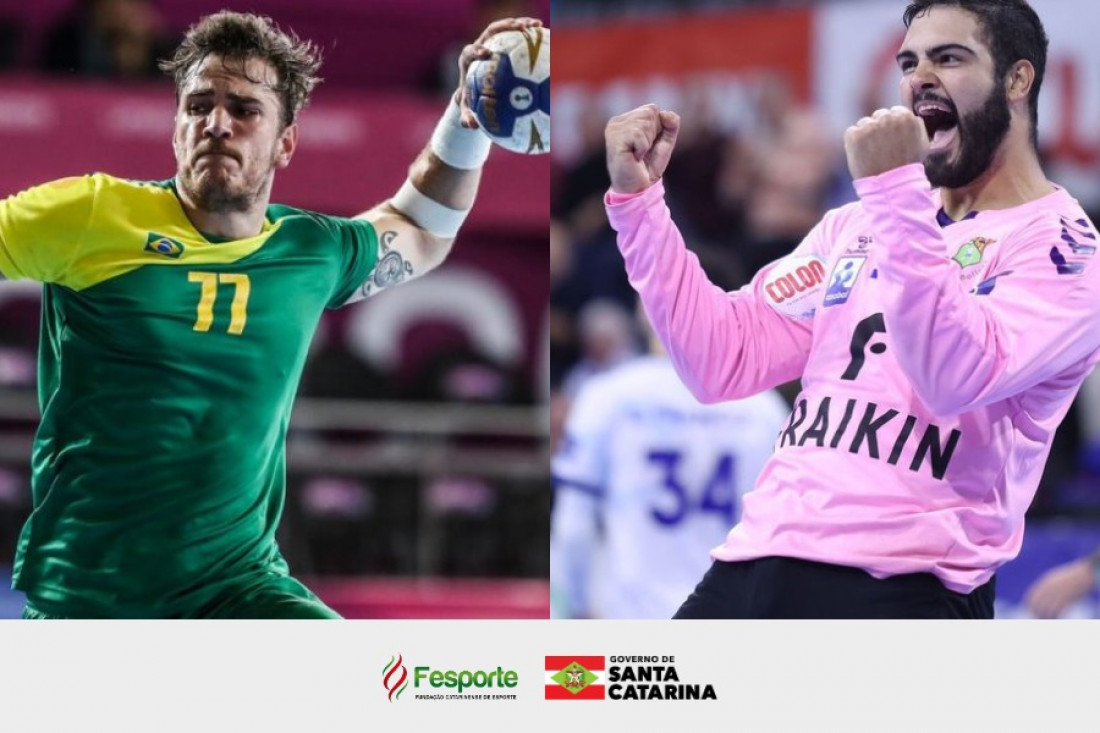 Rudolph Rackbart e Rangel Luan da Rosa foram convocados para a seleção brasileira de Handball para o campeonato mundial 