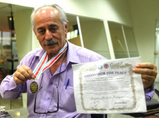 Gasparino recebeu diversas manifestações de reconhecimento 