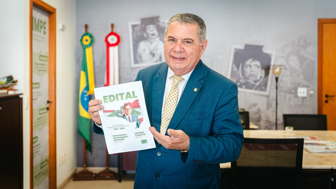 O Edital de Emendas Participativas 2025 do Deputado Estadual Mário Motta (PSD) está aberto para inscrições até 7 de setembro de 2023.