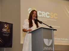 Presidente do Conselho Regional de Contabilidade de Santa Catarina (CRCSC), Marisa Luciana Schvabe de Morais