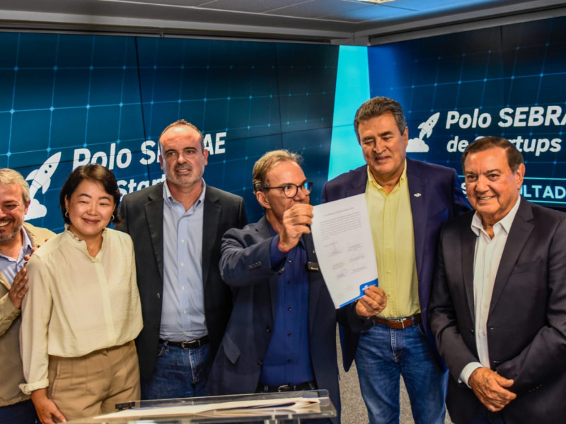 Documento assinado garante a renovação de Santa Catarina como Polo Sebrae de Startups do Brasil por mais dois anos