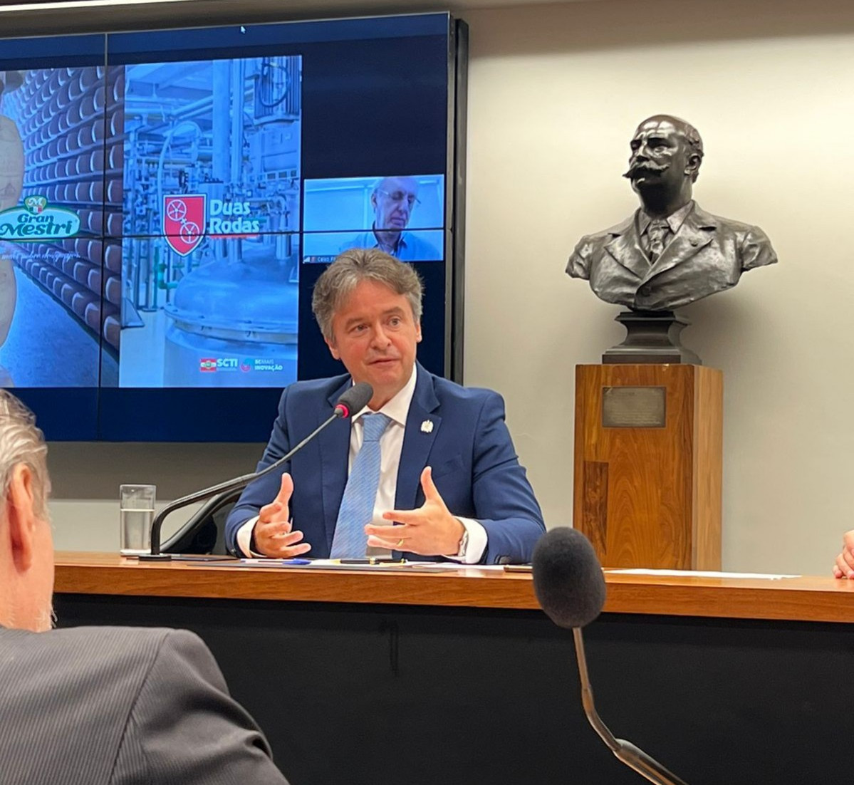 Secretário de Estado da Ciência, Tecnologia e Inovação, Marcelo Fett, 