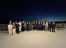 Logo após recepção na Casa d’Agronômica, pelo governador Jorginho Mello, o primeiro compromisso da agenda foi a visita ao Sapiens Parque, em Florianópolis,