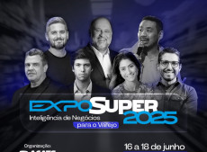 As inscrições para a ExpoSuper 2025 são gratuitas para profissionais e empresas do setor supermercadista e dão acesso à feira e às palestras. 