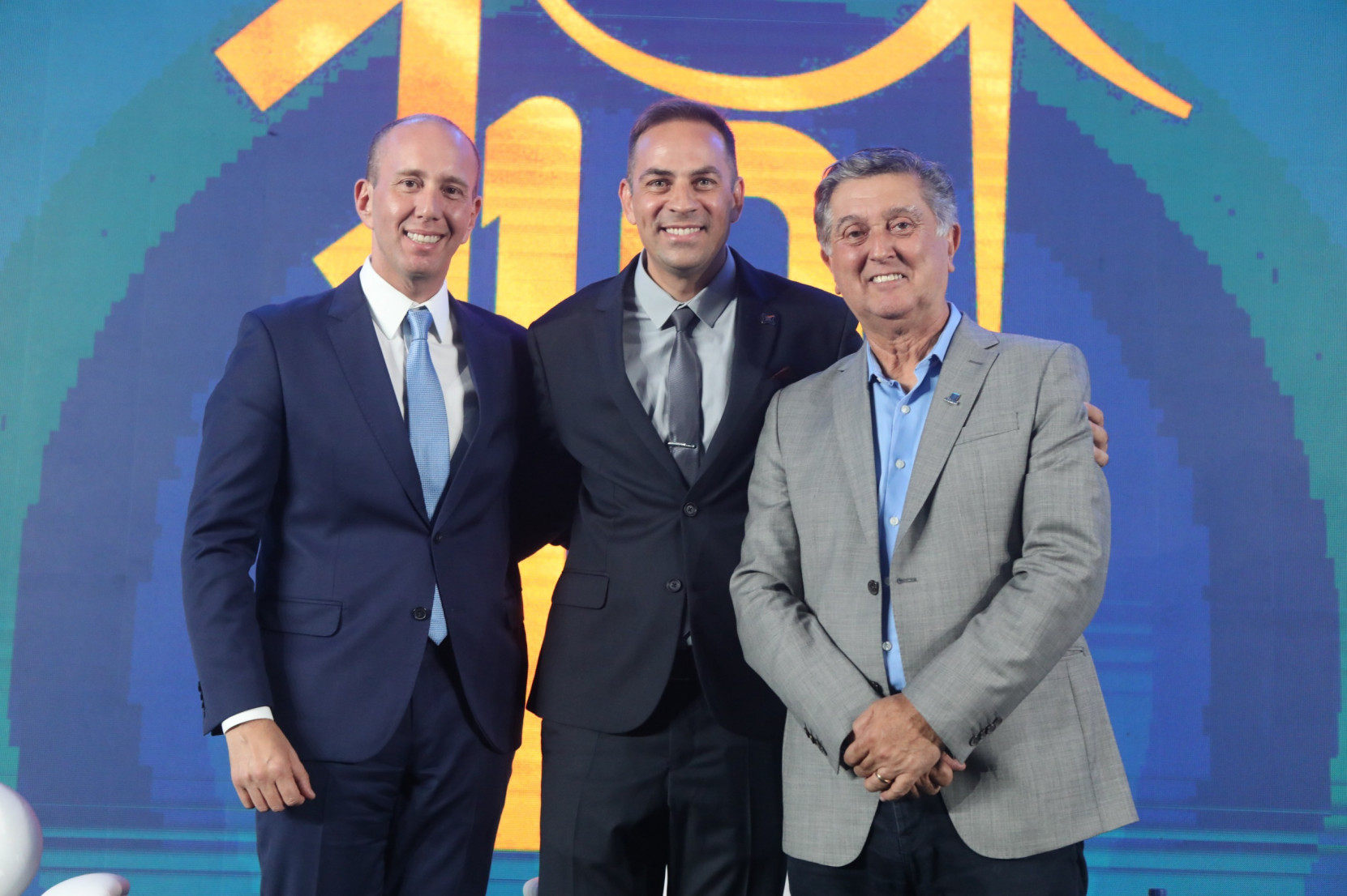 Prefeito de Sorocaba, presidente da ACIF e o prefeito de Florianópolis