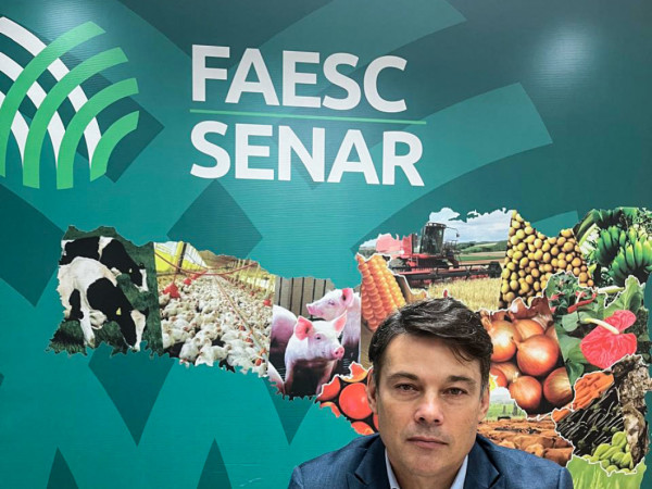 Vice-presidente executivo da Faesc, Clemerson Argenton Pedrozo. 