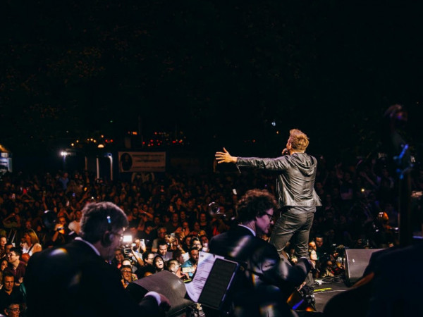 O cantor Michel Teló foi atração no encerramento da edição 2024 do Festival Santa Catarina Canta