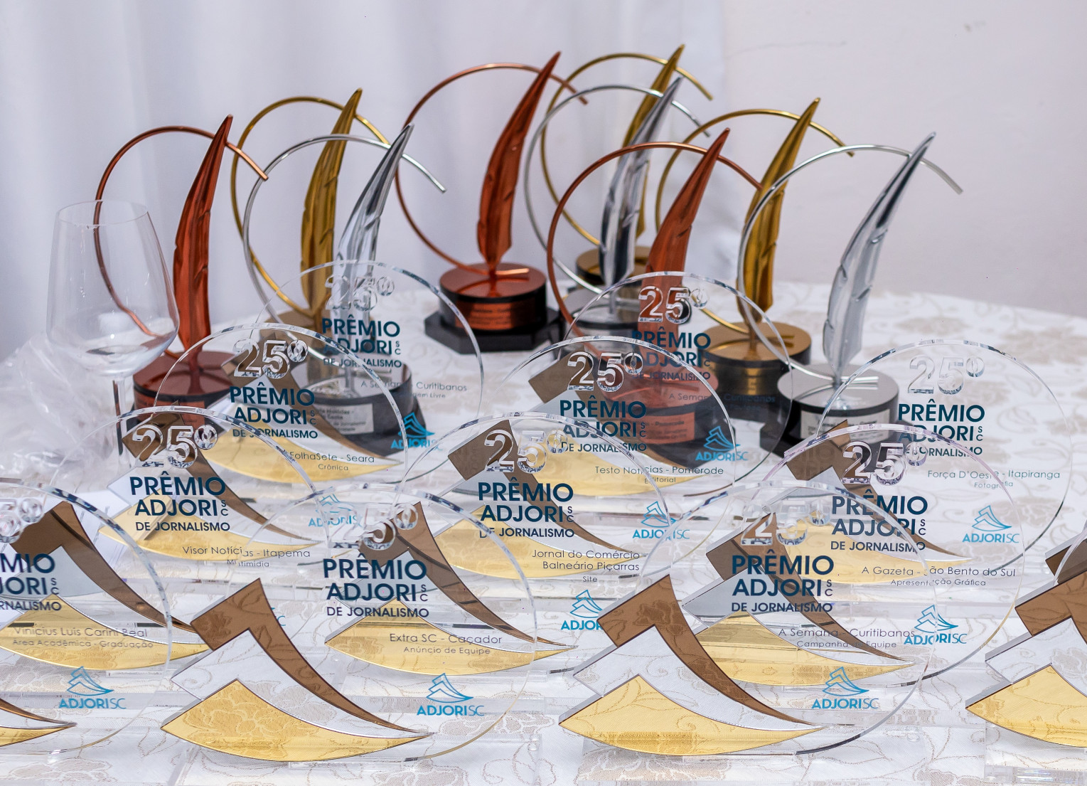 Serão entregues 26 troféus aos Melhores do Ano