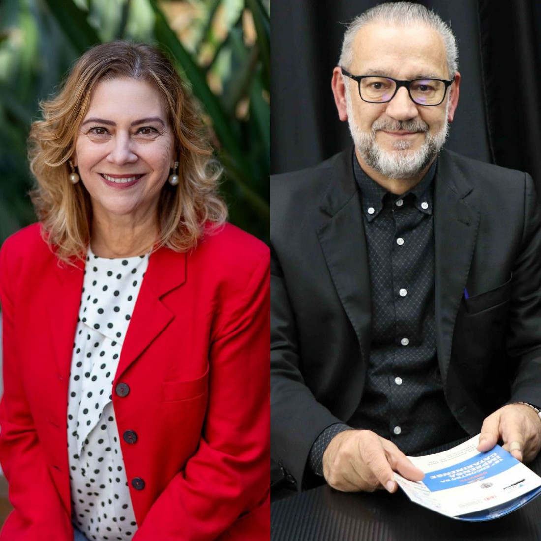 Déborah Almada, presidente da ACI, e Marcos Bedin, diretor da agência MB Comunicação, promotores do Encontro da Imprensa Catarinense, já em sua 16ª edição