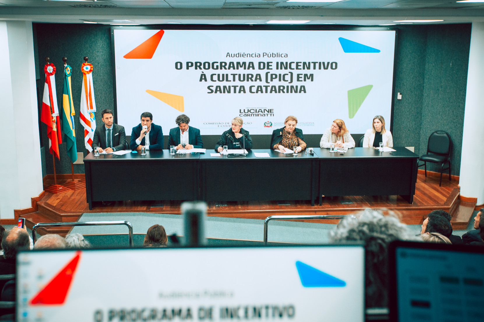 Audiência da Comissão de Educação e Cultura da Alesc foi realizada na noite desta segunda-feira (18)
