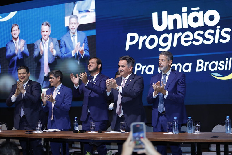 União Progressista é oficializada no Centro de Convenções Ulysses Guimarães, em Brasília.