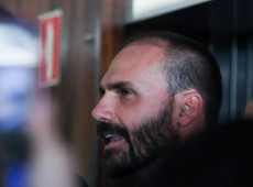 Eduardo Bolsonaro (PL-SP) está nos Estados Unidos