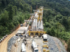 Cortes podem afetar obras como a do elevado da BR-280, em Jaraguá do Sul. 
