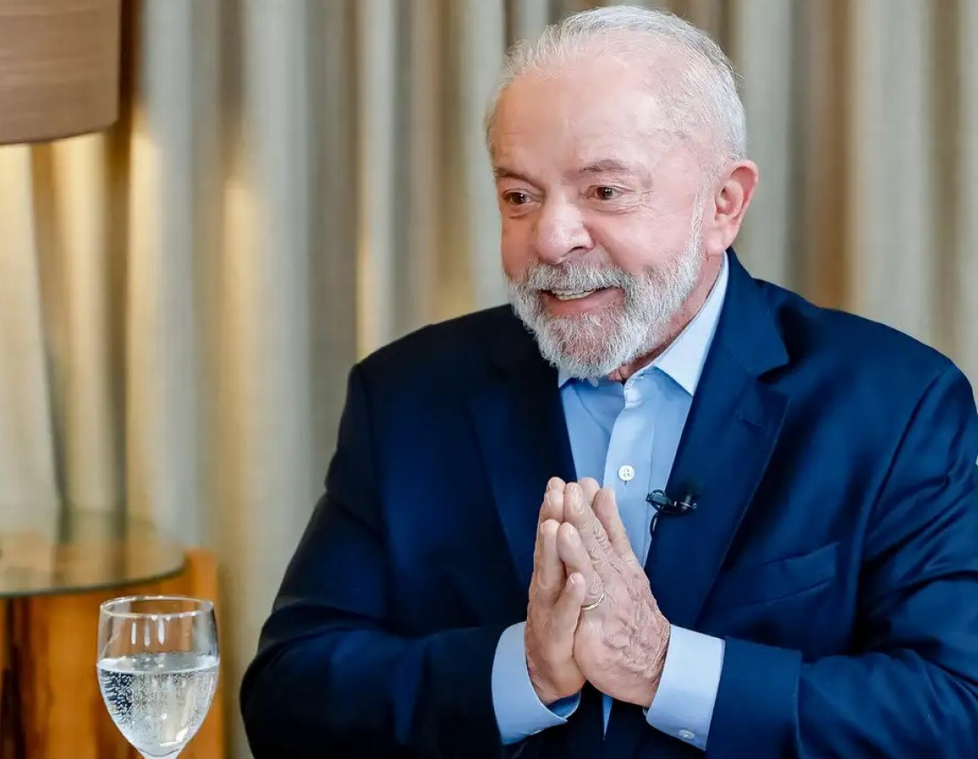 Presidente da República, Luiz Inácio Lula da Silva, durante entrevista concedida à TV Liberal. Belém (PA). A Agência Brasil não disponibilizou foto da videoconferência com Trump-