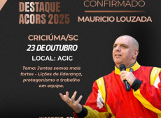 A cidade de Criciúma será palco de mais uma edição do Prêmio Destaque ACORS