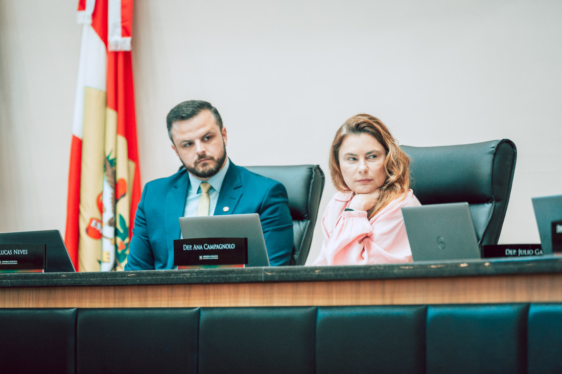 Deputados Lucas Neves e Paulinha.