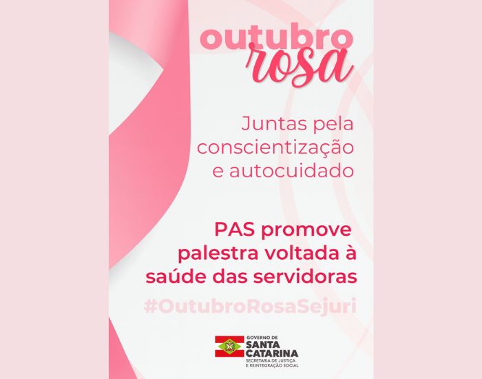 Outubro Rosa: PAS realiza palestra sobre saúde e prevenção para servidoras