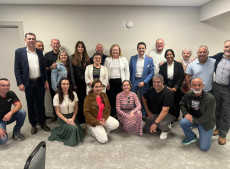 Nova diretoria eleita com o atual presidente do Destino Floripa & Região