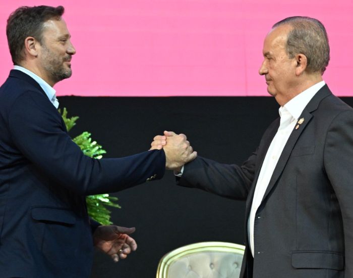 Jorginho Mello e prefeito de Joinville estudam gestão do Hospital São José