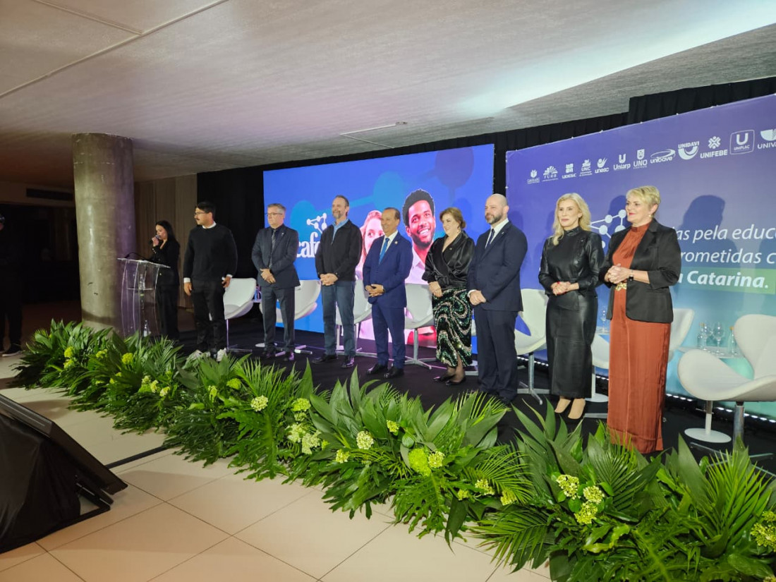 A tônica dos pronunciamentos se concentrou na magnitude do programa Universidade Gratuita e a contribuição da Acafe para sua realização 