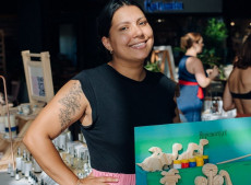 Karine acredita que o apoio às mães empreendedoras é essencial para que mais mulheres possam dar o primeiro passo.