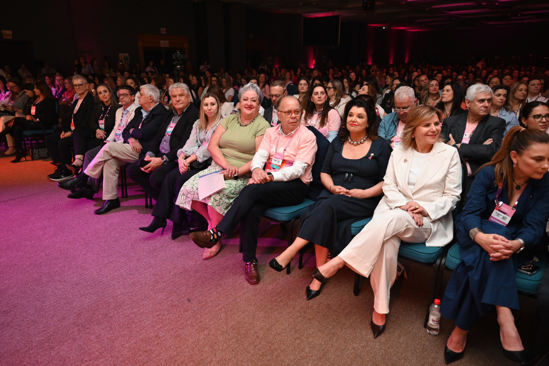 A vice-governadora  Marilisa Boehm participou da abertura do evento, na quarta-feira (30)